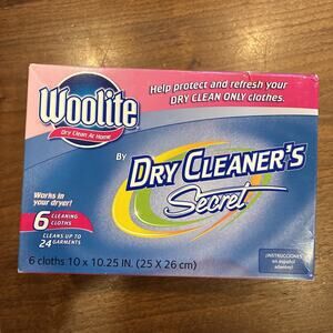 Woolite Dry Clean At Home By Dry Cleaner's Secret 6-Pack Cloths (Lot Of 2)